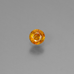0,20 ctw natürlicher Gold Sphalerit, Rundschliff, VS