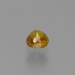 0,40 ctw natürlicher Gold Sphalerit, Rundschliff, VS-SI