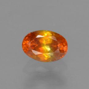 0,37 ctw natürlicher orangefarbener Sphalerit, Oval Schliff, VS-SI