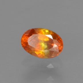 0,37 ctw natürlicher orangefarbener Sphalerit, Oval Schliff, VS-SI