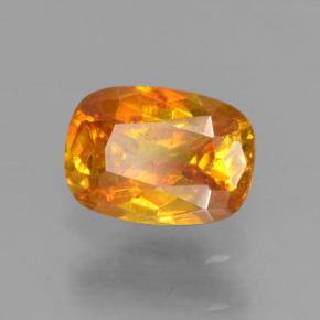0,54 ctw natürlicher Gold Sphalerit, Kissenschliff, VS-SI