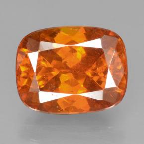 4,09 ctw natürlicher orangefarbener Sphalerit, Kissenschliff, VS-SI