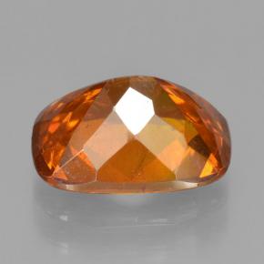 4,09 ctw natürlicher orangefarbener Sphalerit, Kissenschliff, VS-SI