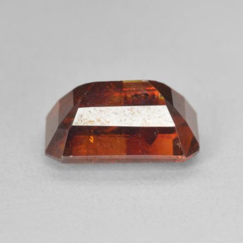9,17 ctw natürlicher rötlich-orange Sphalerit, Oktagonschliff, SI-I1