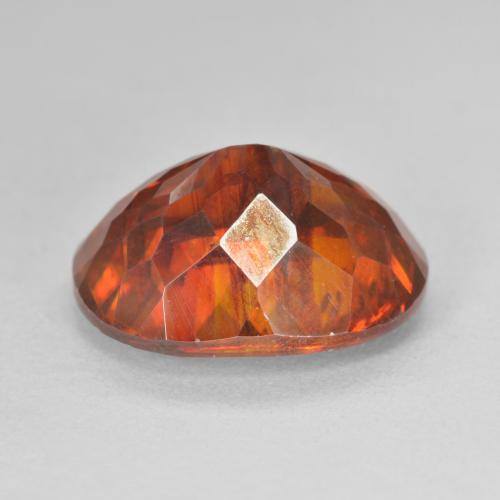 9,17 ctw natürlicher tieforange Sphalerit, Oval, SI-I1