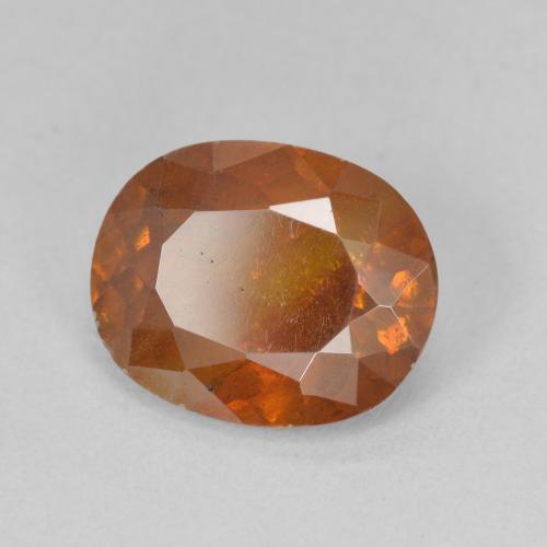 9,17 ctw natürlicher Warmes Orange Sphalerit, Oval, SI-I1