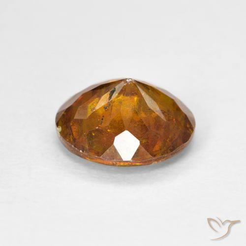 9,17 ctw natürlicher Medium Dark-Orange Sphalerit, Runden, I1