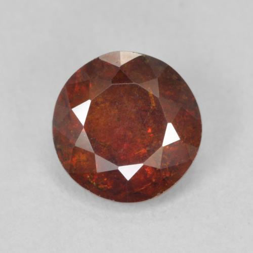 1.68ct Natürlicher tiefrötlich-orange Sphalerit, Runden, SI-I1