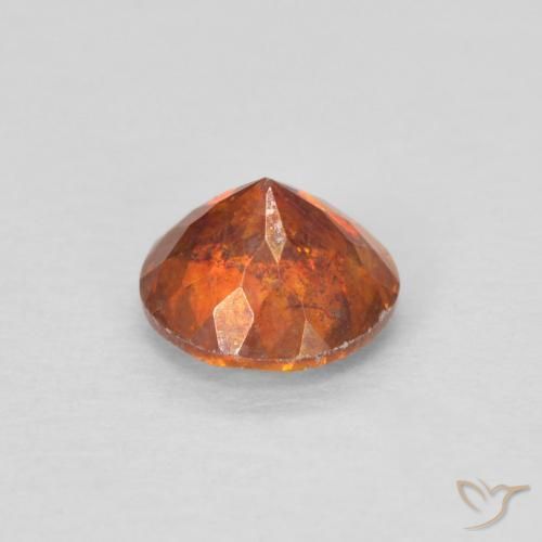 9,17 ctw natürlicher rötlich-orange Sphalerit, Runden, SI