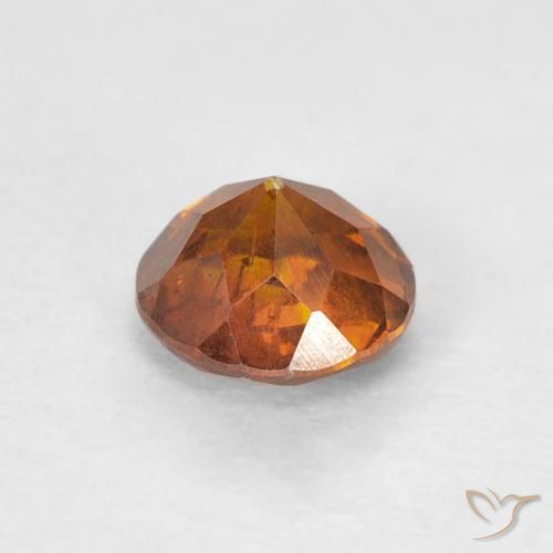 9,17 ctw natürlicher Medium Dark-Orange Sphalerit, Runden, SI-I1