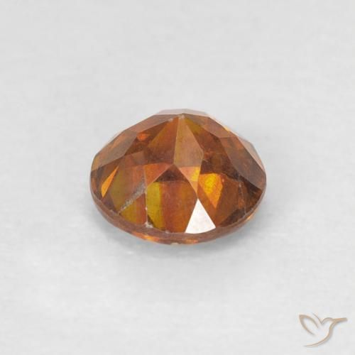 9,17 ctw natürlicher Medium Dark-Orange Sphalerit, Runden, SI-I1
