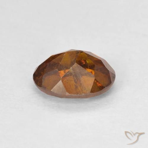 9,17 ctw natürlicher Mittelorange Sphalerit, Oval, SI-I1