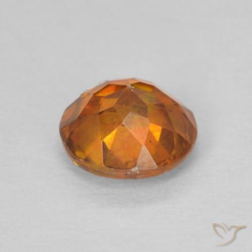 9,17 ctw natürlicher Medium Dark-Orange Sphalerit, Runden, SI-I1