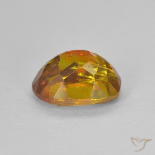 9,17 ctw natürlicher tieforange Sphalerit, Oval, SI-I1