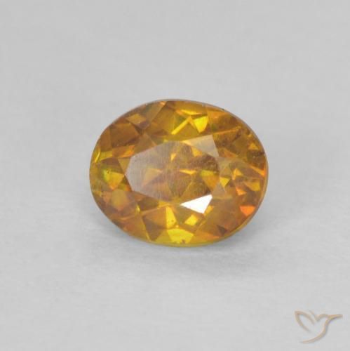 9,17 ctw natürlicher Erde Orange Sphalerit, Oval, SI-I1