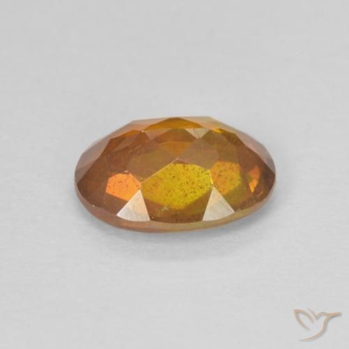 9,17 ctw natürlicher tieforange Sphalerit, Oval, SI-I1