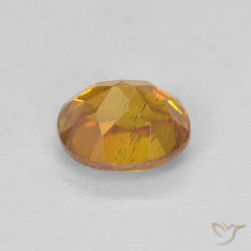9,17 ctw natürlicher Honig-orange Sphalerit, Oval, VS-SI