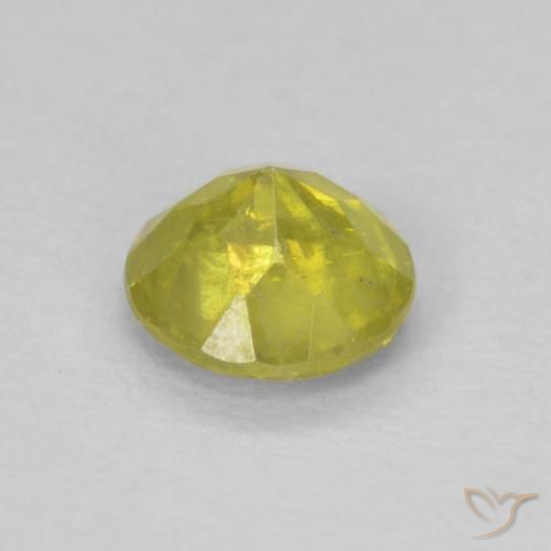 9,17 ctw natürlicher Pineapple yellow Sphalerit, Runden, SI-I1