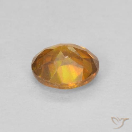 9,17 ctw natürlicher Orange-Gold Sphalerit, Oval, VS-SI