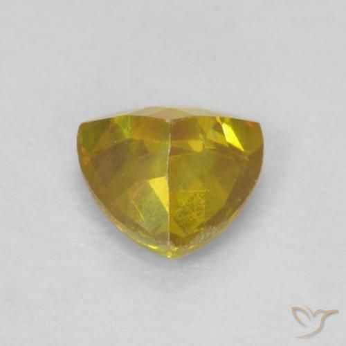 9,17 ctw natürlicher Gold-Orange Sphalerit, Trillion, VS-SI