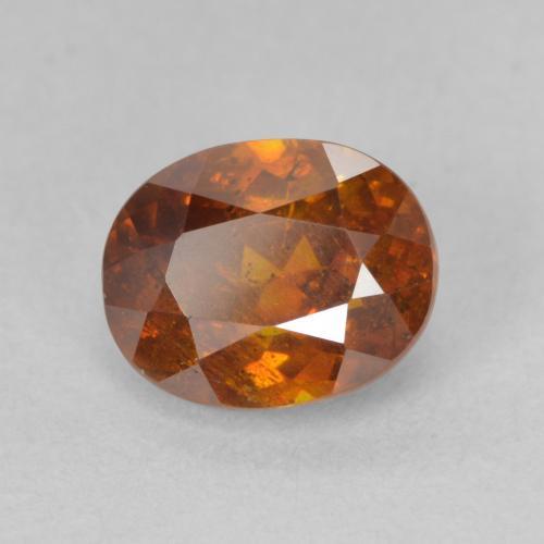 9,17 ctw natürlicher tieforange Sphalerit, Oval, SI-I1