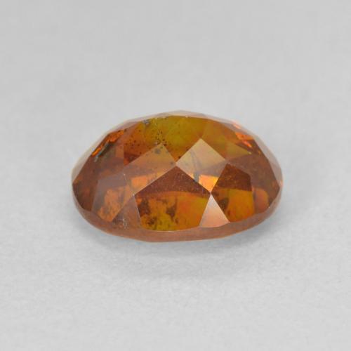 9,17 ctw natürlicher tieforange Sphalerit, Oval, SI-I1