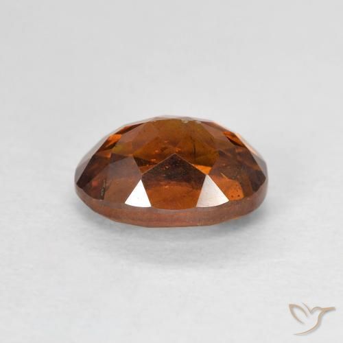 9,17 ctw natürlicher Medium Dark-Orange Sphalerit, Oval, VS-SI