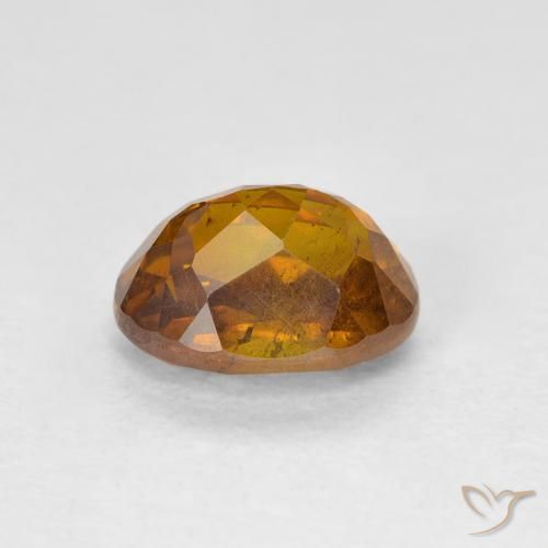 9,17 ctw natürlicher bräunlich-orange Sphalerit, Oval, SI-I1
