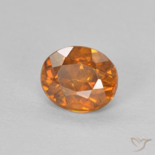 9,17 ctw natürlicher orange-braun Sphalerit, Oval, SI-I1