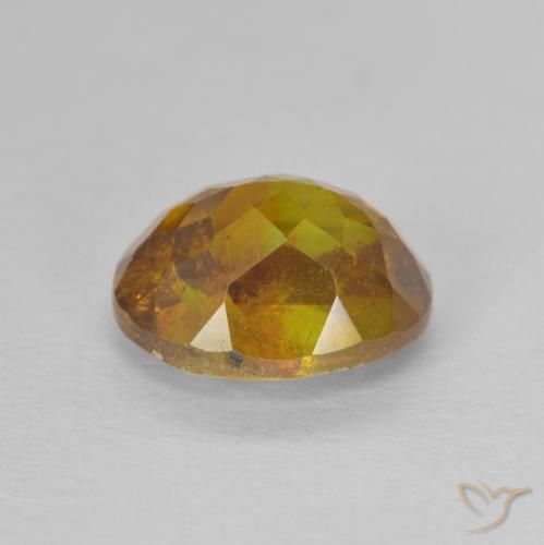 9,17 ctw natürlicher Golden Sphalerit, Oval, SI-I1