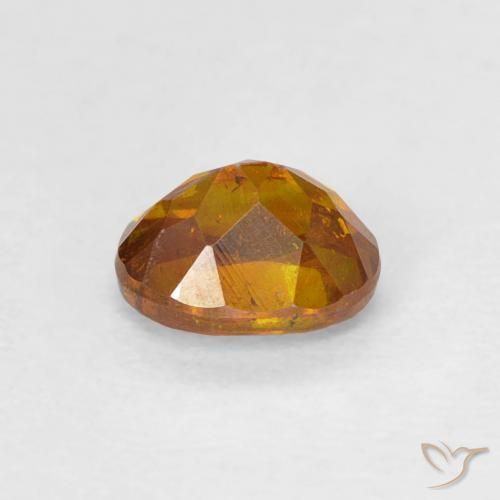 9,17 ctw natürlicher tieforange Sphalerit, Oval, SI-I1