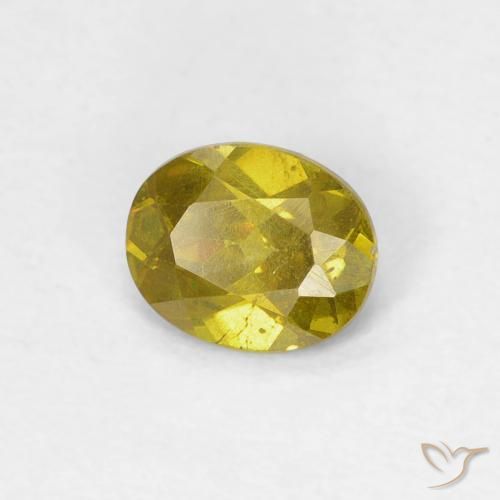 9,17 ctw natürlicher Medium Golden Brown Sphalerit, Oval, SI-I1