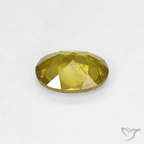 9,17 ctw natürlicher Medium Golden Brown Sphalerit, Oval, SI-I1