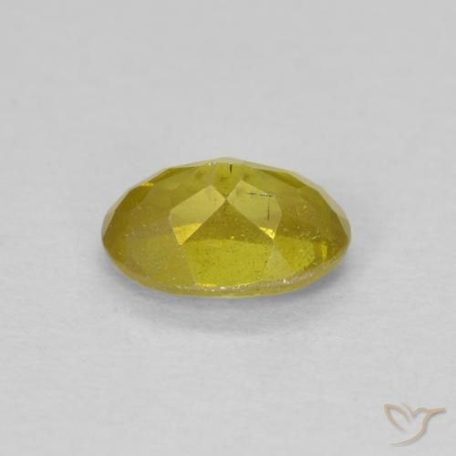 9,17 ctw natürlicher Mittelgelb Sphalerit, Oval, SI-I1