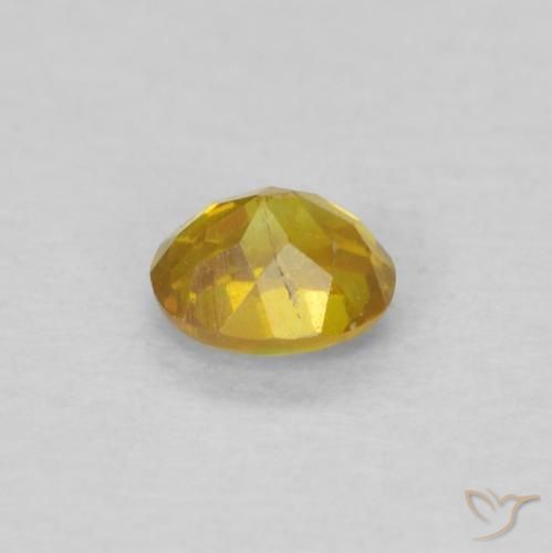 9,17 ctw natürlicher Gelblich Gold Sphalerit, Oval, SI-I1