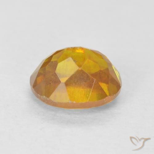 9,17 ctw natürlicher Dunkelorange-Gold Sphalerit, Oval, VS-SI