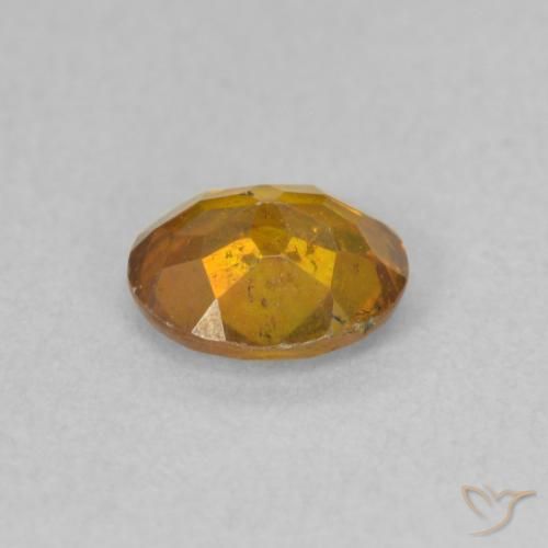 9,17 ctw natürlicher bräunlich-orange Sphalerit, Oval, VS-SI