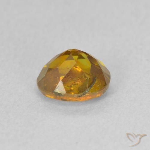 9,17 ctw natürlicher Mittleres Gold Sphalerit, Oval, SI