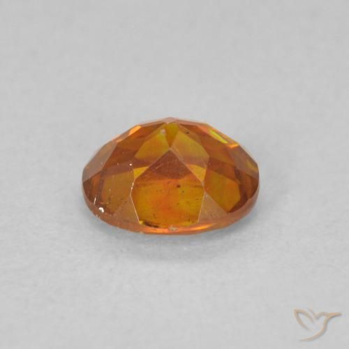 9,17 ctw natürlicher Mittelorange Sphalerit, Oval, SI