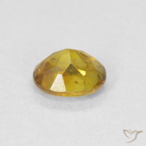9,17 ctw natürlicher Golden Sphalerit, Oval, VS-SI