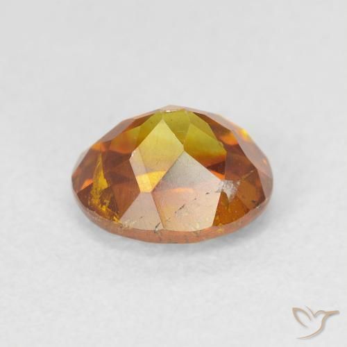 9,17 ctw natürlicher tieforange Sphalerit, Oval, VS-SI