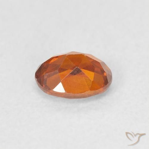 9,17 ctw natürlicher tieforange Sphalerit, Oval, VS-SI