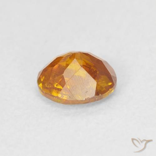 9,17 ctw natürlicher hellorange Sphalerit, Oval, SI