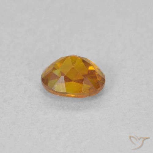 9,17 ctw natürlicher tieforange Sphalerit, Oval, SI