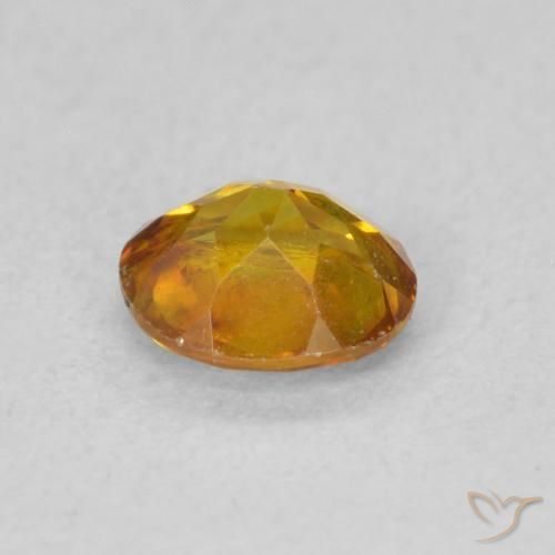 9,17 ctw natürlicher Erde Orange Sphalerit, Oval, SI