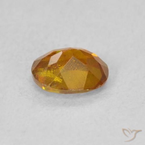 9,17 ctw natürlicher Medium Dark-Orange Sphalerit, Oval, SI