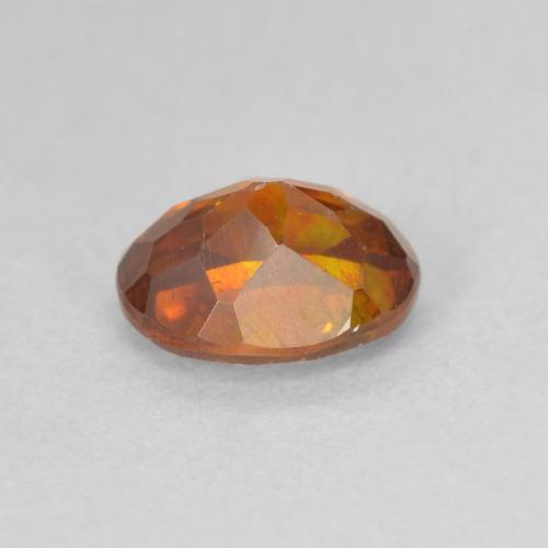 9,17 ctw natürlicher Tiefes bräunliches Orange Sphalerit, Oval, SI
