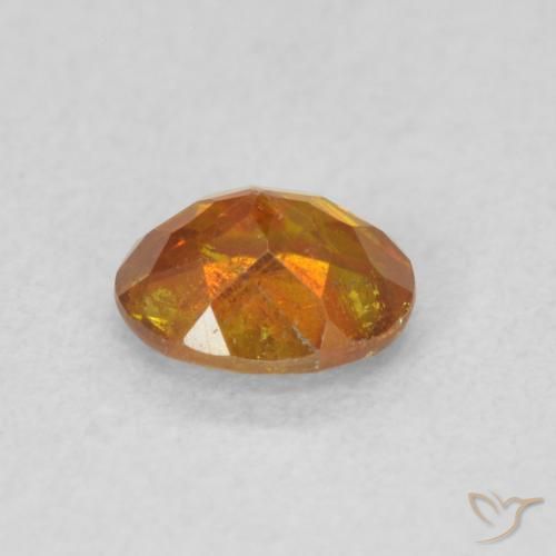 9,17 ctw natürlicher Erde Orange Sphalerit, Oval, SI