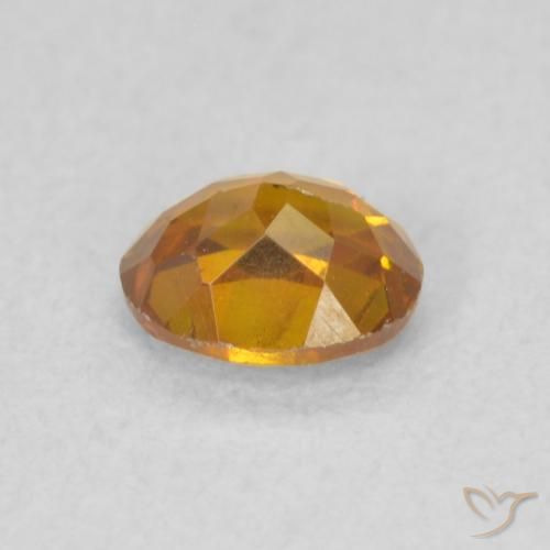 9,17 ctw natürlicher tieforange Sphalerit, Oval, SI