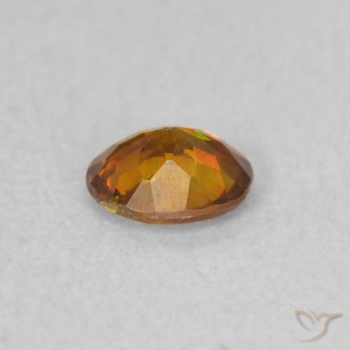 9,17 ctw natürlicher tieforange Sphalerit, Oval, SI